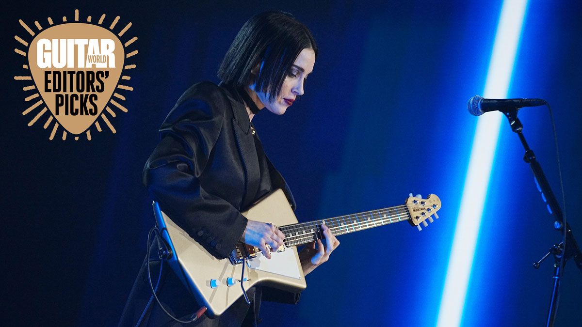 St. Vincent performs onstage at the Microsoft Theater in Los Angeles, California on December 16, 2022