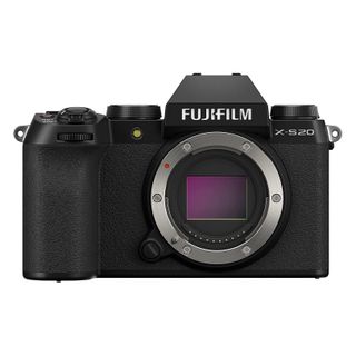 Fujifilm X-S20 on a white background