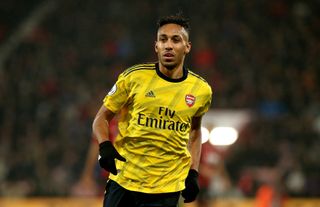Pierre-Emerick Aubameyang has 18 months left on his Arsenal contract