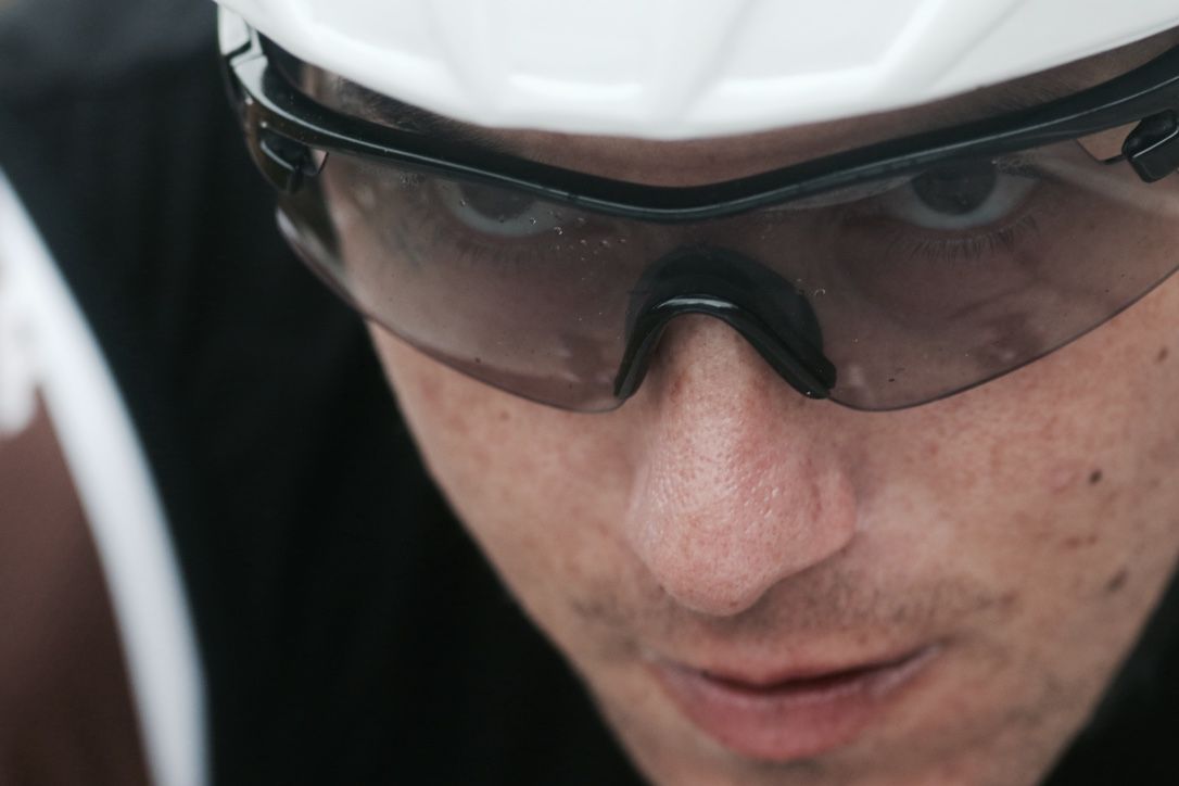 A close up of Domenico Pozzovivo