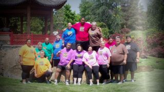 The cast of a season of The Biggest Loser is shown on Fit for TV: The Reality of the Biggest Loser.