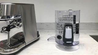 Breville Bambino Plus with the water reservoir out