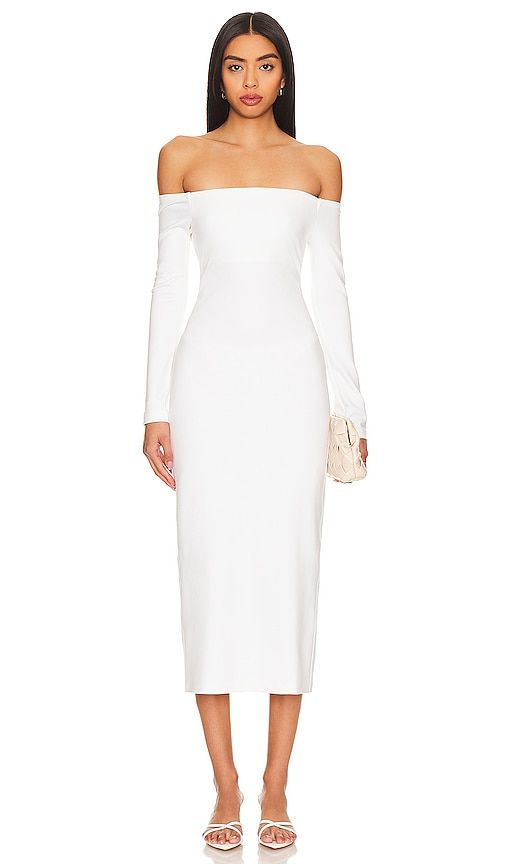 Off-Shoulder Ankle Dress