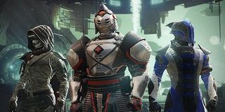 A trio of Guardians in Destiny 2.