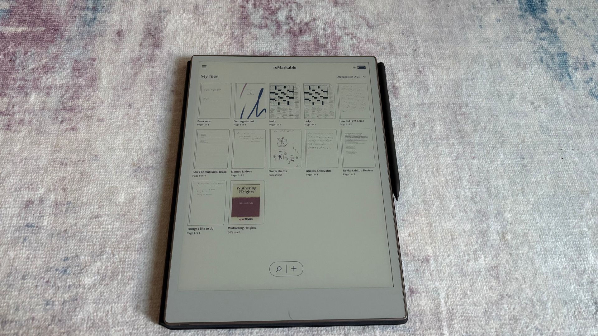 ReMarkable Paper Pro library