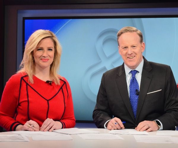 Lyndsay Keith and Sean Spicer on &#039;Spicer &amp; Co.&#039;