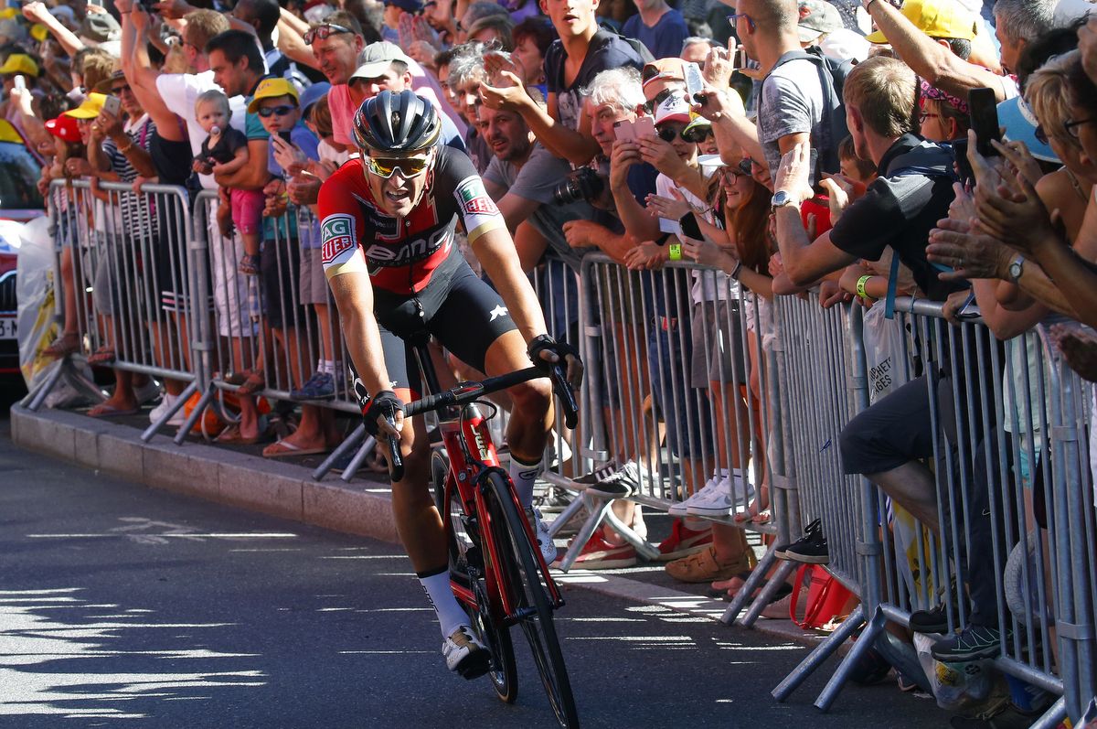 Greg Van Avermaet (BMC Racing) crosses the line
