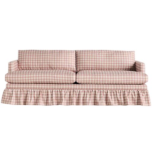 AnthroHome, Bowen Ruffle Skirted Sofa