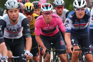 Remco Evenepoel on stage 4 at the Giro d'Italia