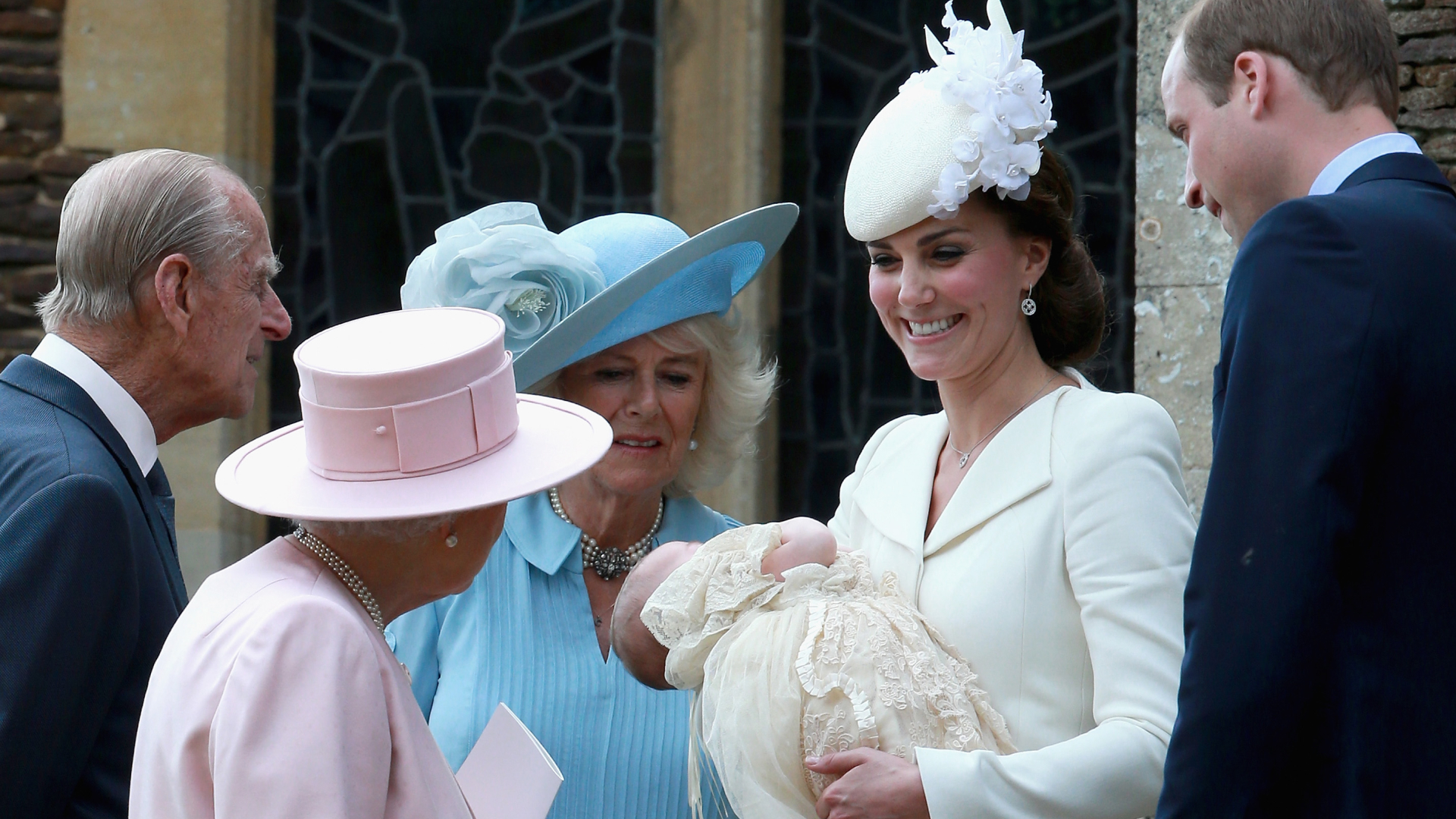 Queen Elizabeth Prince George Christening