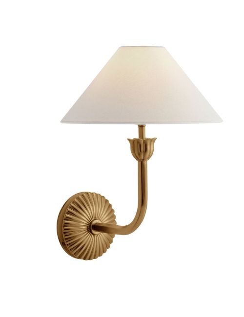 Lilith Sconce in Heritage Brass