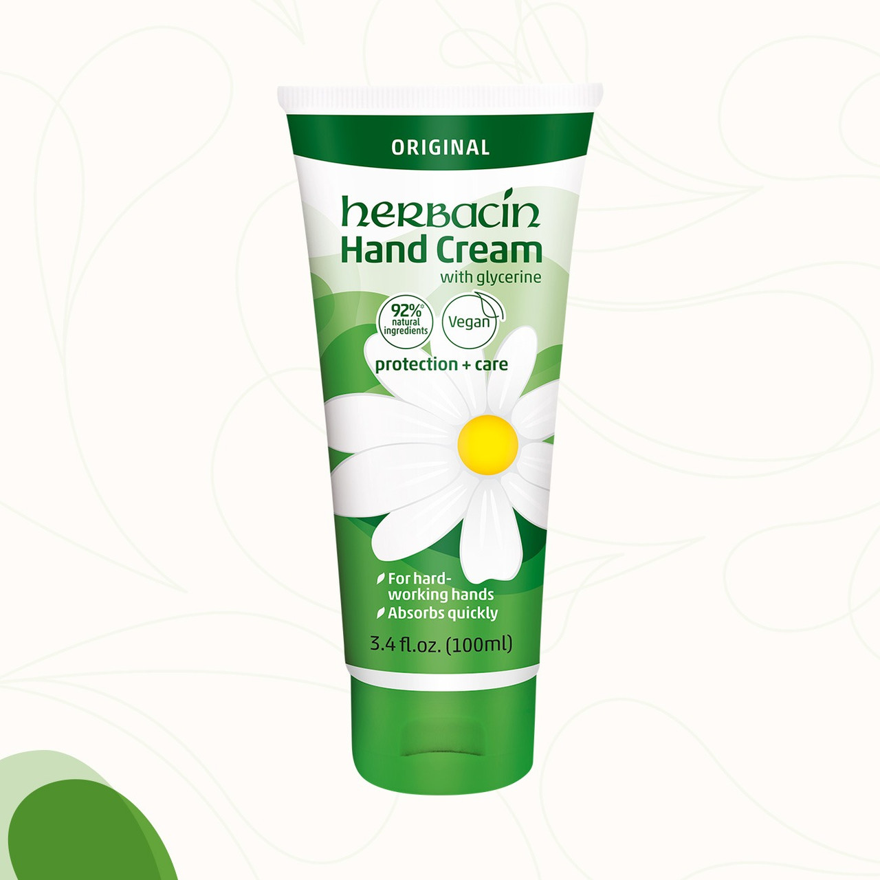 Herbacin Hand Cream - Flip-Top Tube 3.4 Fl.oz.