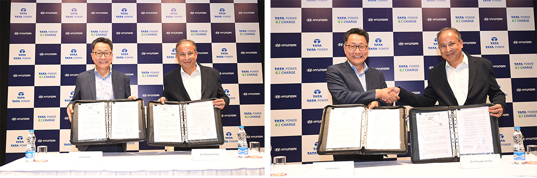 Tata Power and Hyundai India have entered into a partnership