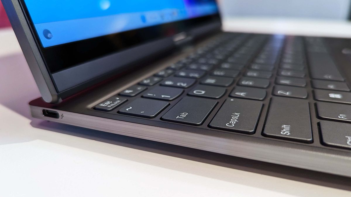 Lenovo Twist laptop with e-ink display