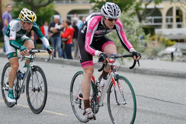Curtis Deardon and Marsh Cooper in the break