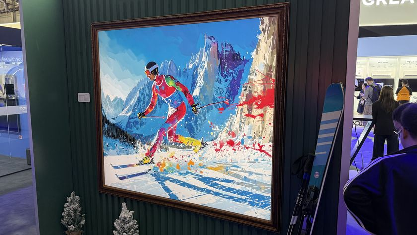 TCL 85-inch art TV at the IFA 2025 tech show