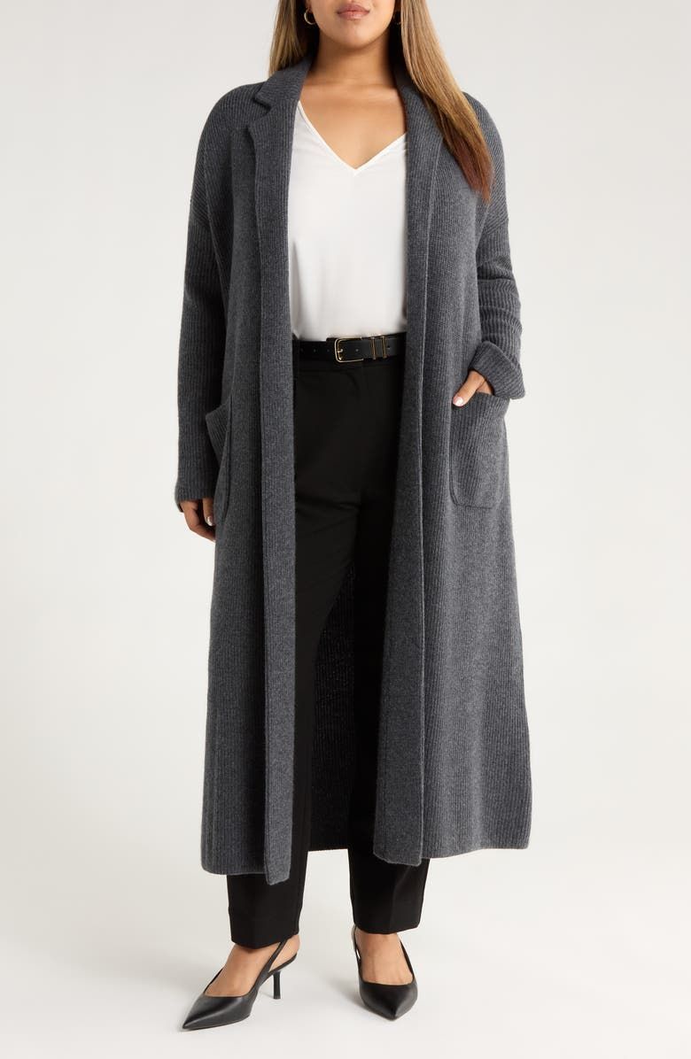 Wool & Cashmere Sweater Coat