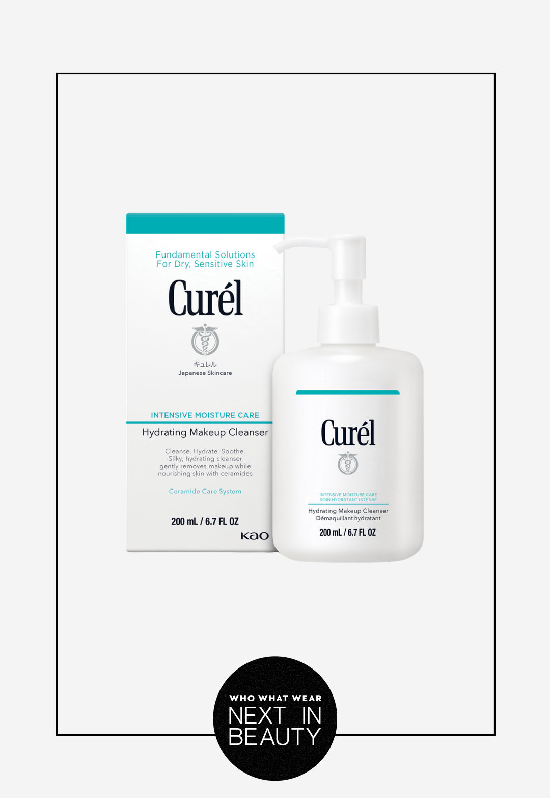 Curel, Hydrating Makeup Cleanser