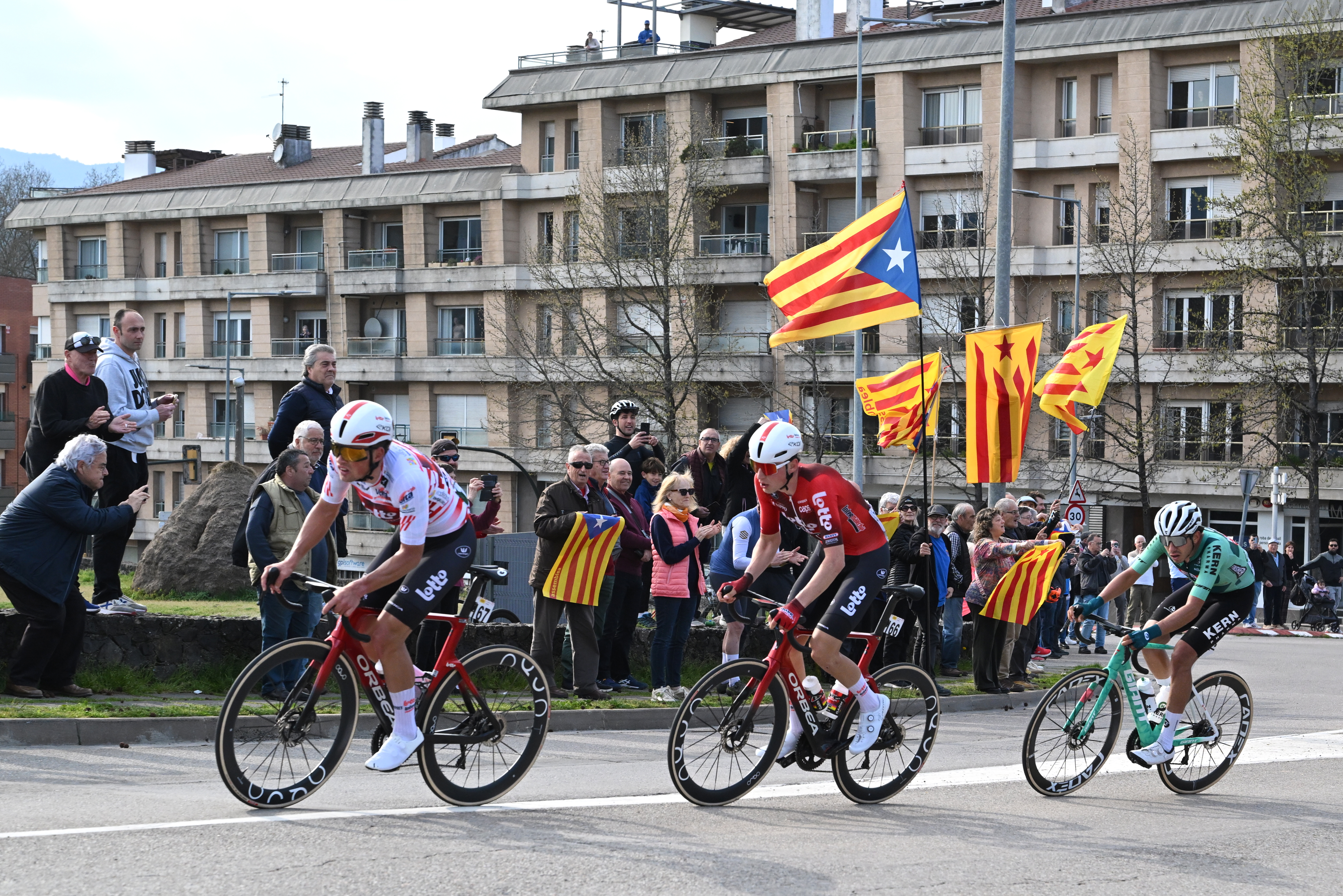 Break on stage 2 of Volta a Catalunya 2026