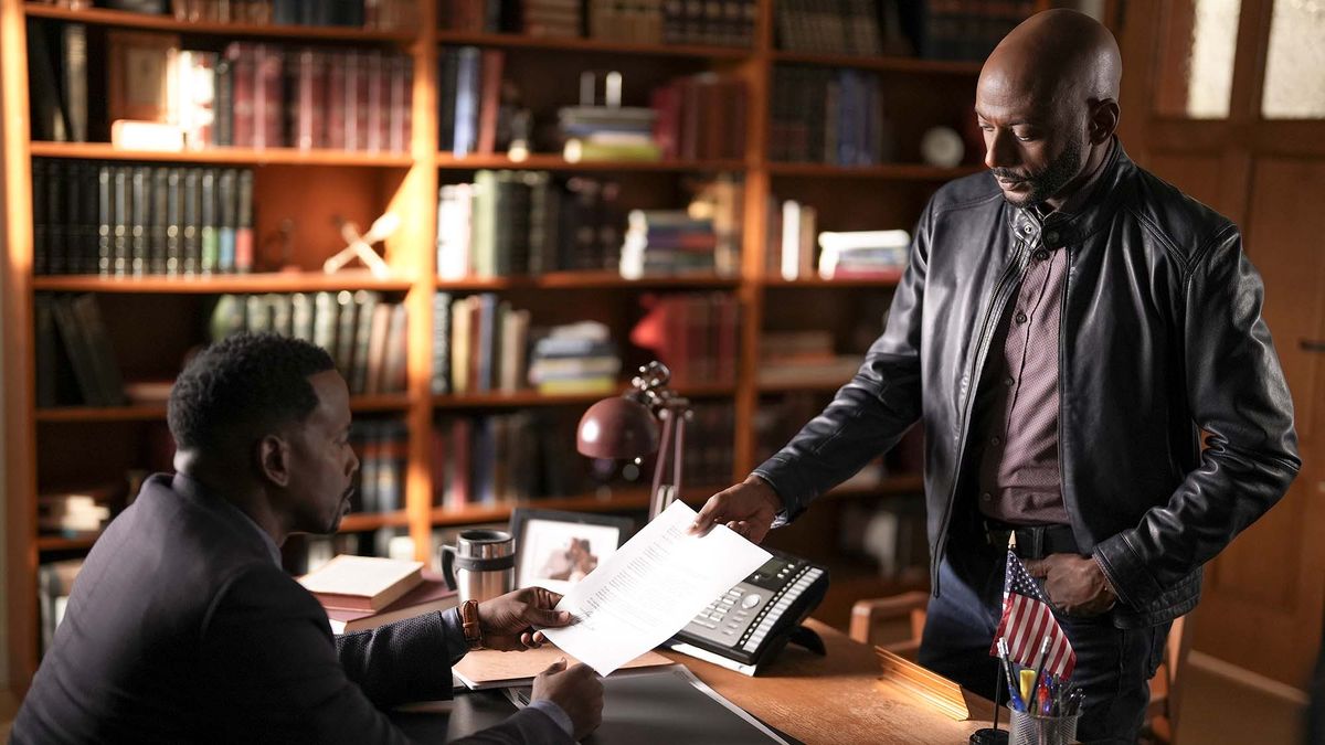 Sebastien Roberts and Romany Malco in ABC&#039;s &#039;A Million Little Things&#039;.