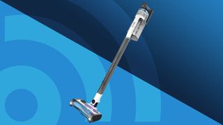 best Shark vacuum cleaners against a blue TechRadar background