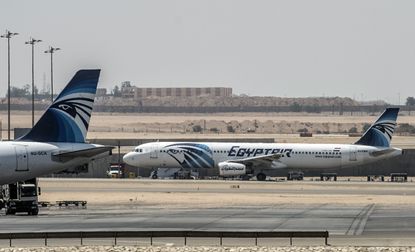 EgyptAir planes on the tarmac