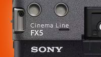 Close-up of the Sony FX5 top plate (mockup)