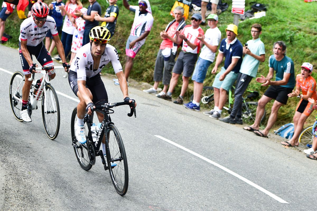 Mikel Landa and Alberto Contador lit up the Bastille Day stage into Foix