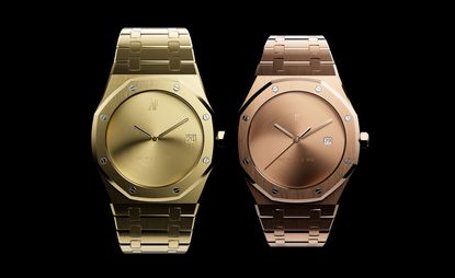 brushed gold Audemars Piguet