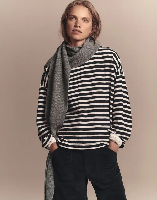 Knit Scarf in Wool Blend