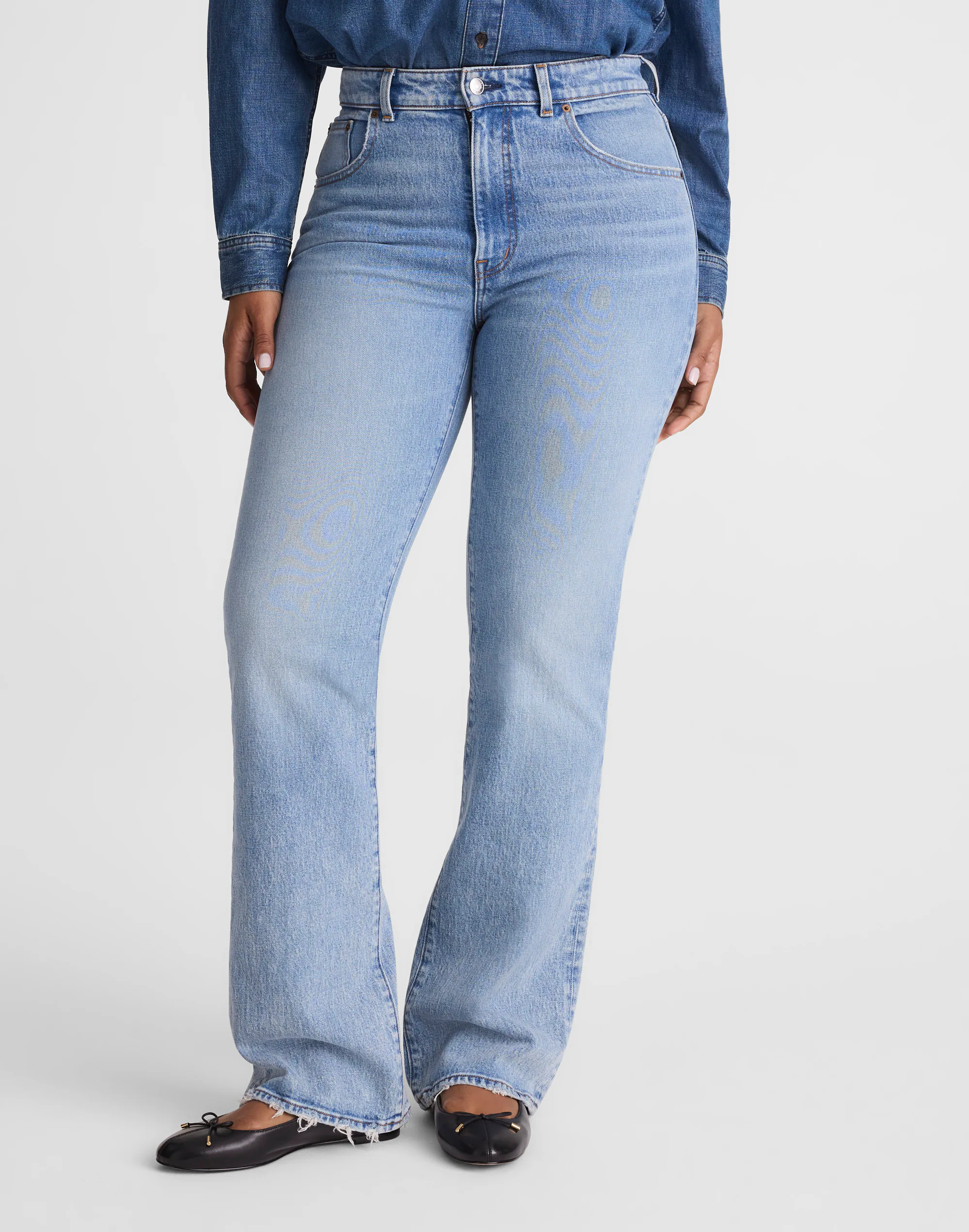 Curvy Relaxed Bootcut Jeans