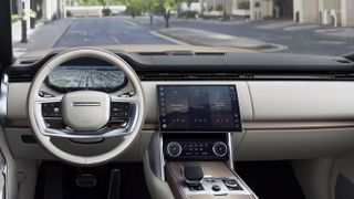 The dashboard in the 2022 Range Rover