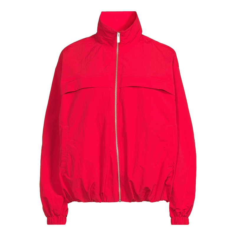 red windbreaker, Very