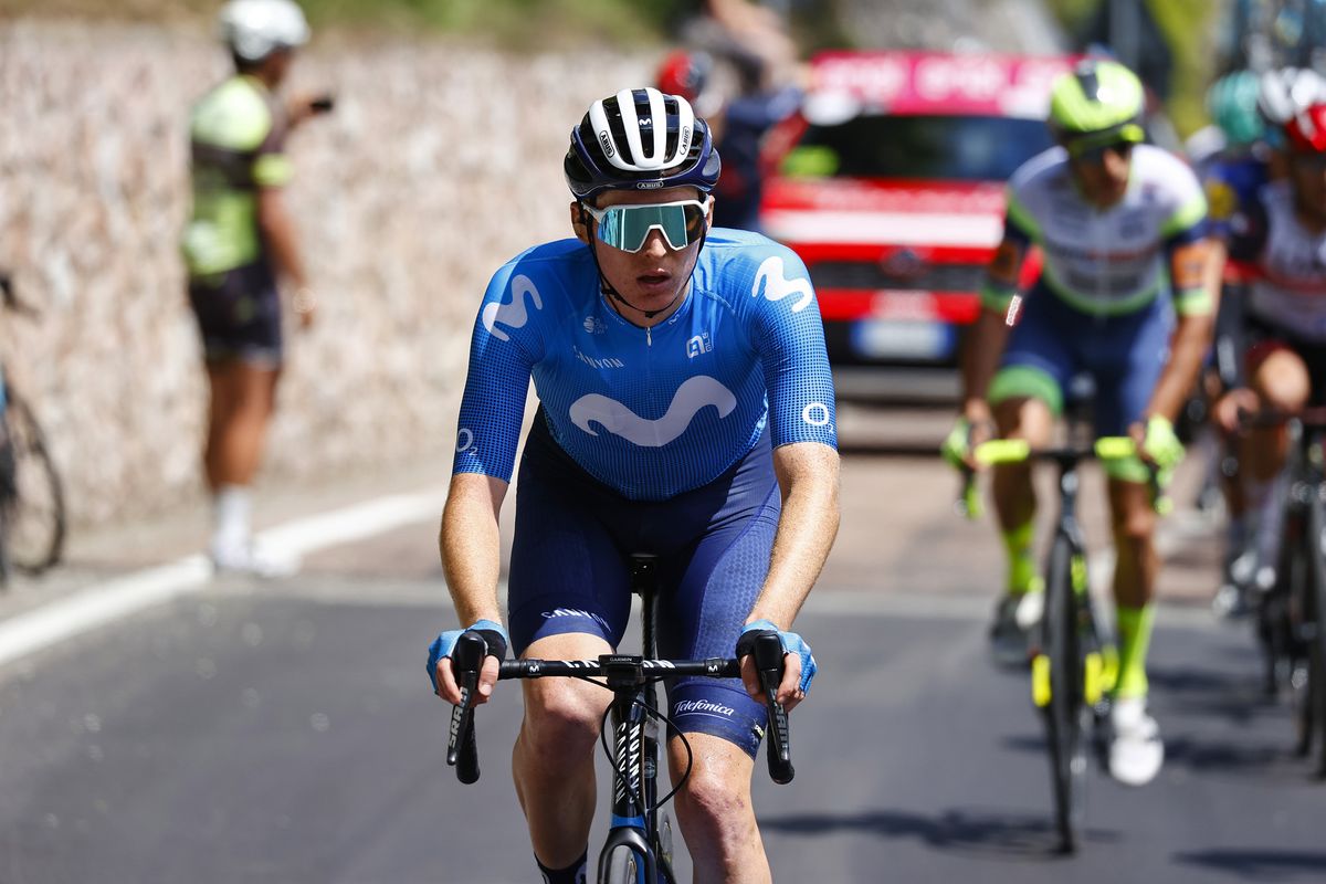 Giro d'Italia 2021 - 104th Edition - 17th stage Canazei - Sega di Ala 193 km - 26/05/2021 - Matteo Jorgenson (USA - Movistar Team) - photo Luca Bettini/BettiniPhoto&Acirc;&copy;2021