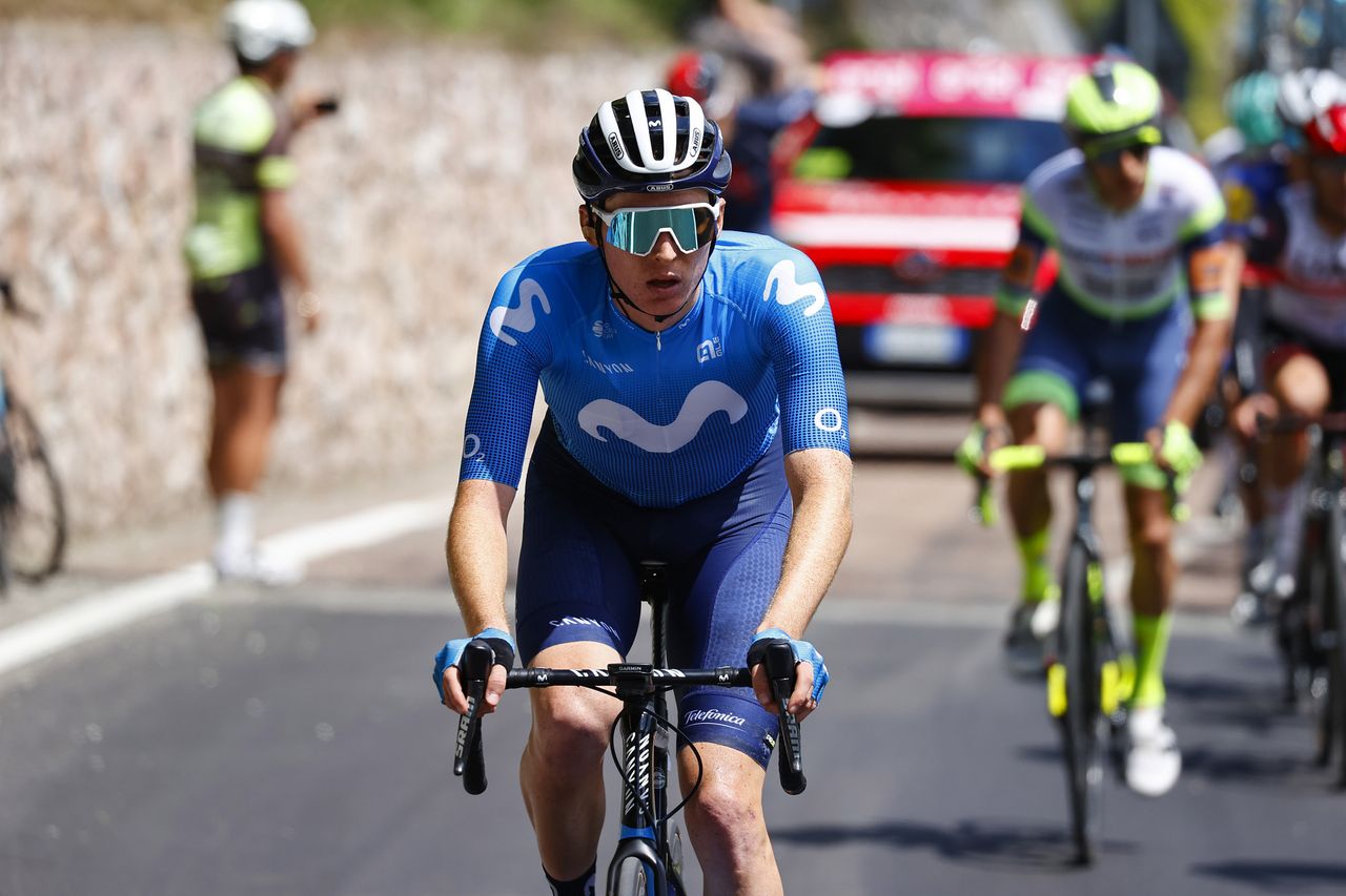 Giro d'Italia 2021 - 104th Edition - 17th stage Canazei - Sega di Ala 193 km - 26/05/2021 - Matteo Jorgenson (USA - Movistar Team) - photo Luca Bettini/BettiniPhoto&Acirc;&copy;2021