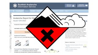 how to read an avalanche forecast: avalanche forecast