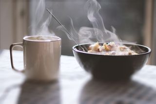Training tips for a marathon: Steaming Porridge And Tea