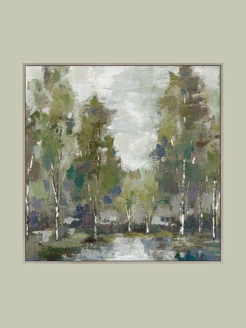 Early hours Framed Canvas Wall Art