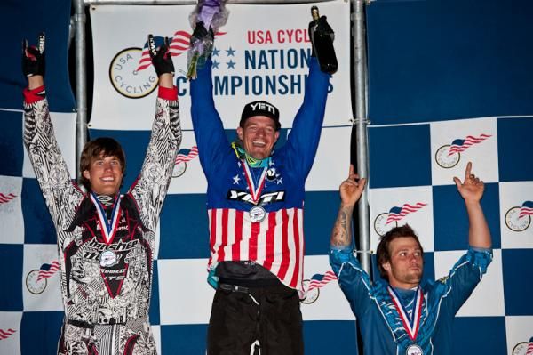 2010 US National elite men's four cross podium.