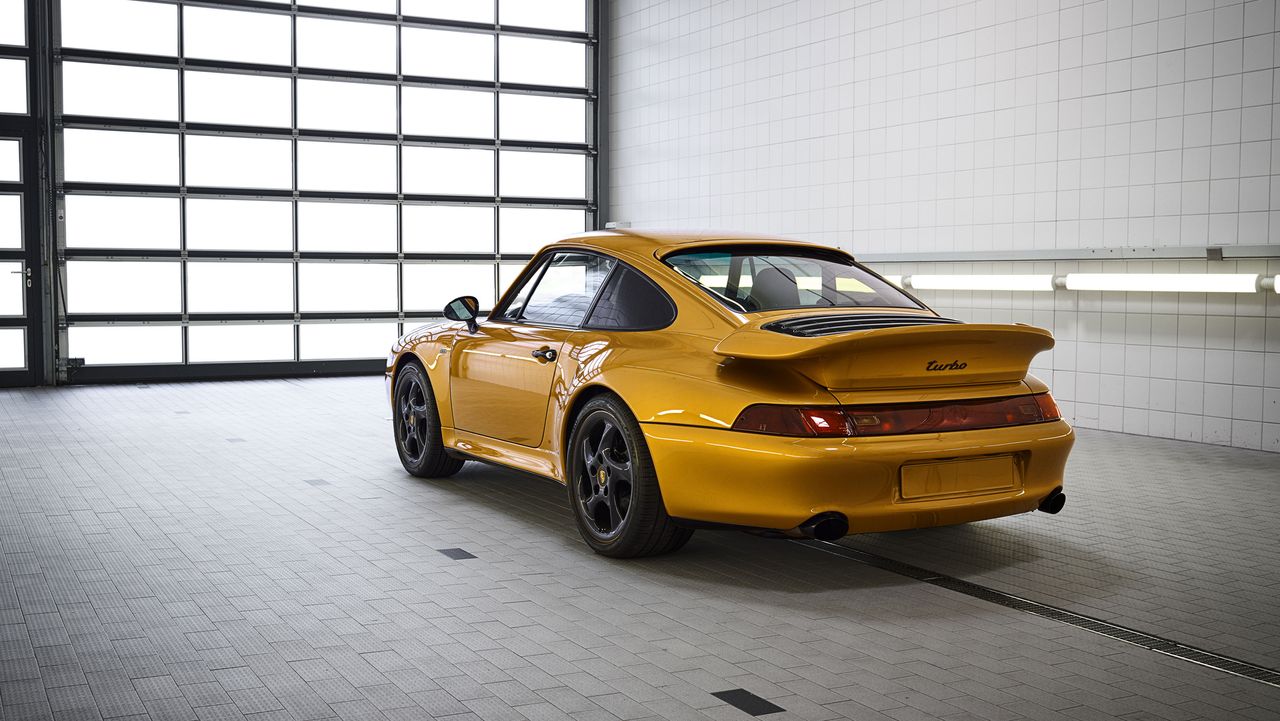 Porsche 911 Project Gold rear angle