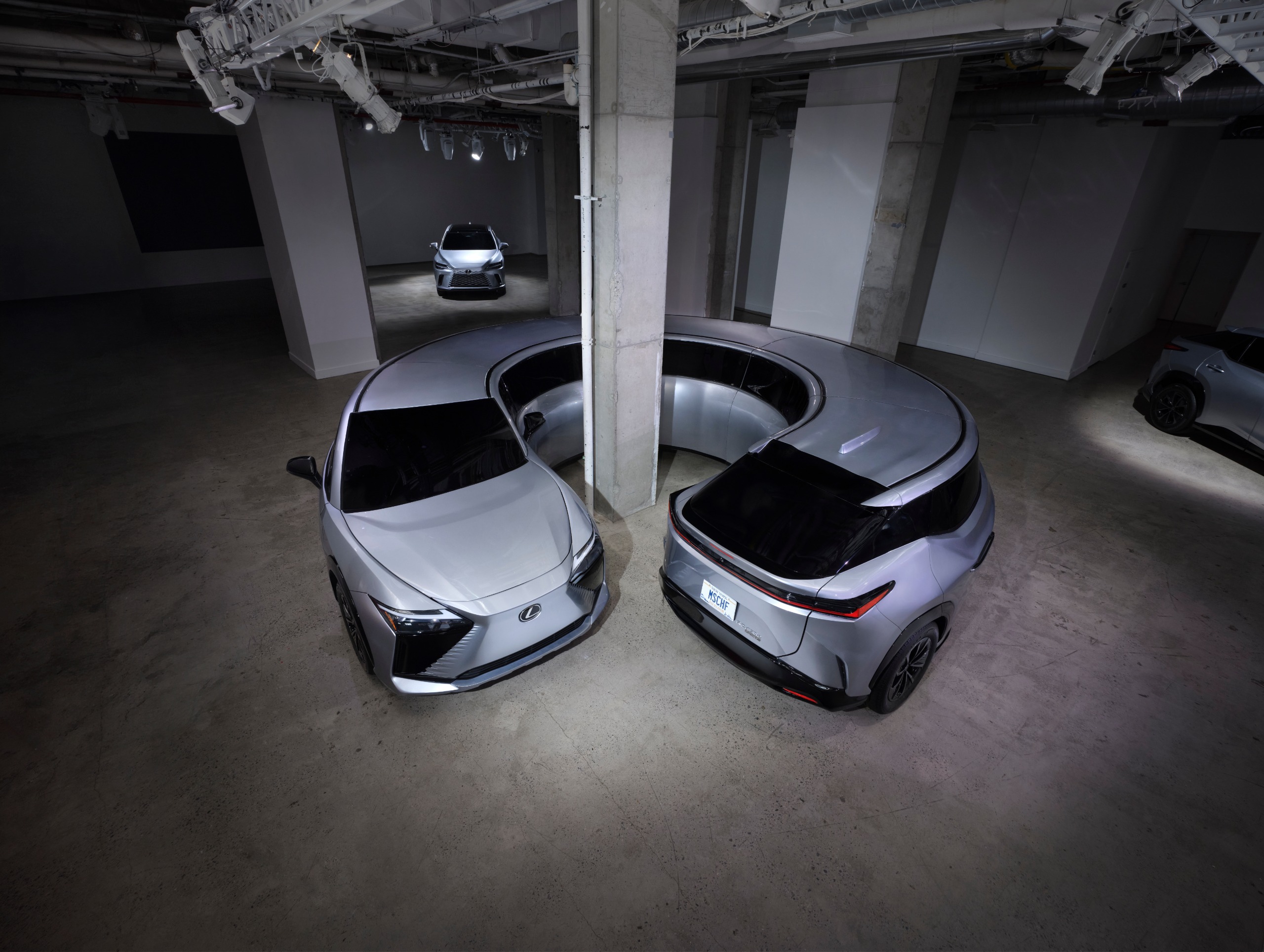 Circle Car, from MSCHF x Lexus's Motomorphosis installation in New York 