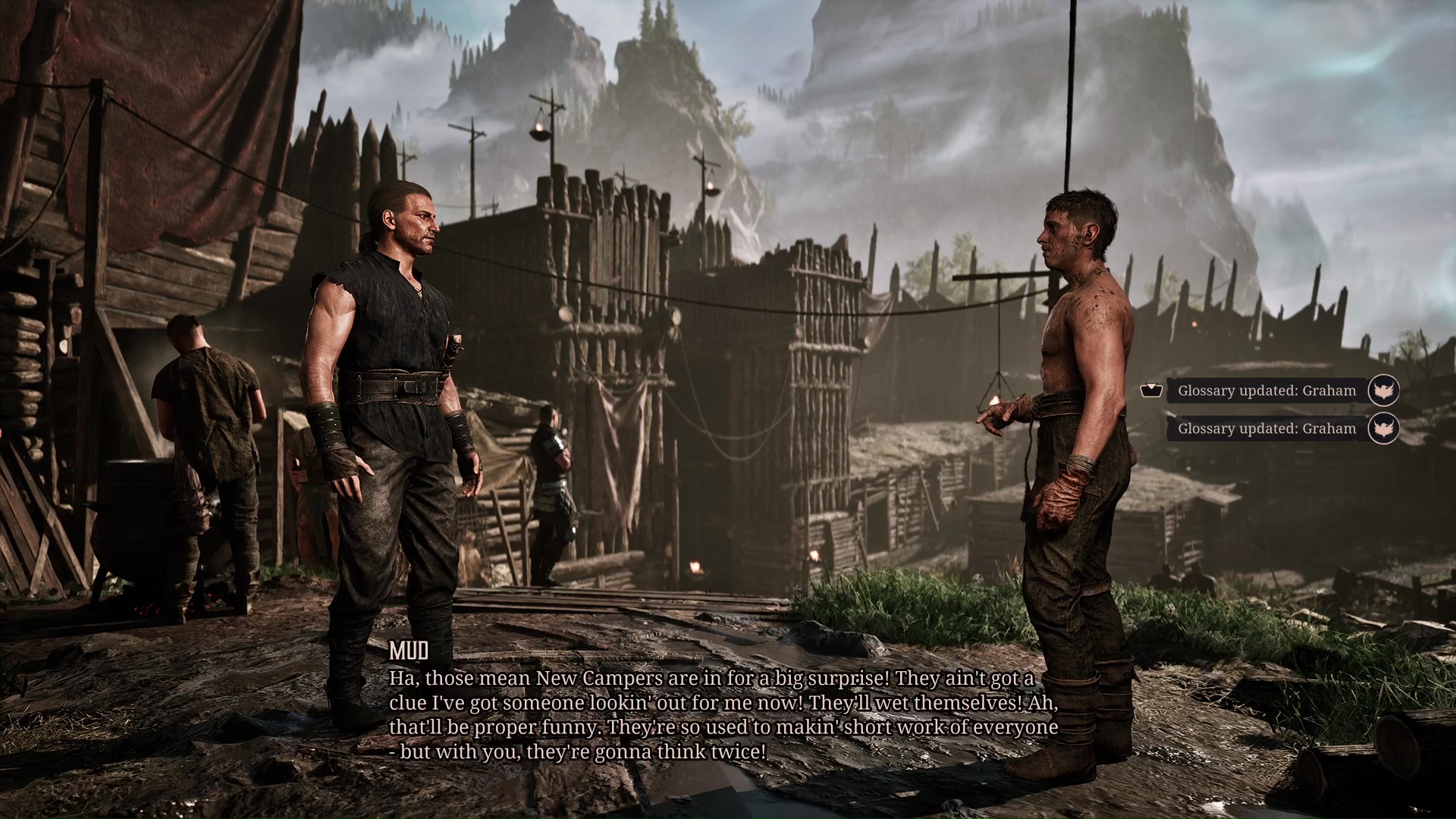 Mud makes an annoying comment in Gothic 1 Remake