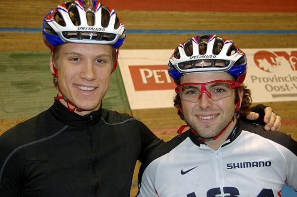 Carroll (r) and East won one UIV Cup race overall and also finished second in Gent