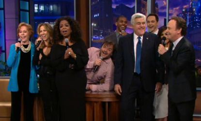 Jay Leno says goodbye