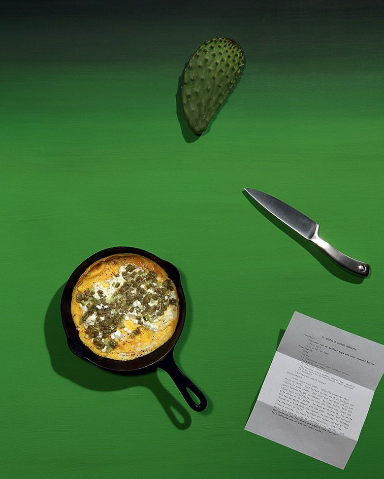 Ed Ruscha’s cactus omelette