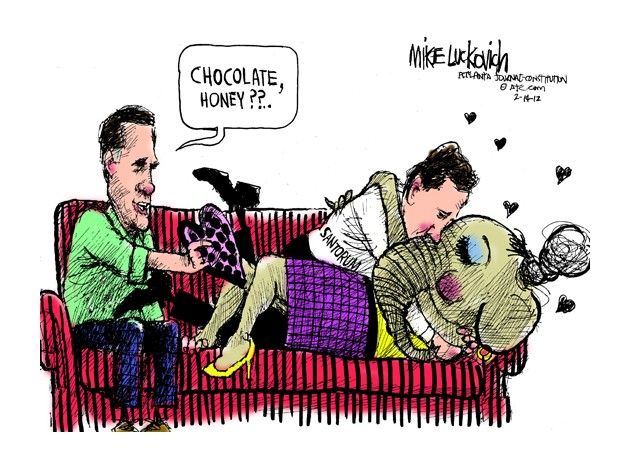 Mitt goes for charm