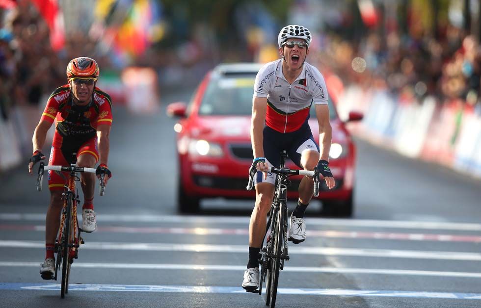 Rui Costa beats Joaquim Rodriguez to win the 2013 title