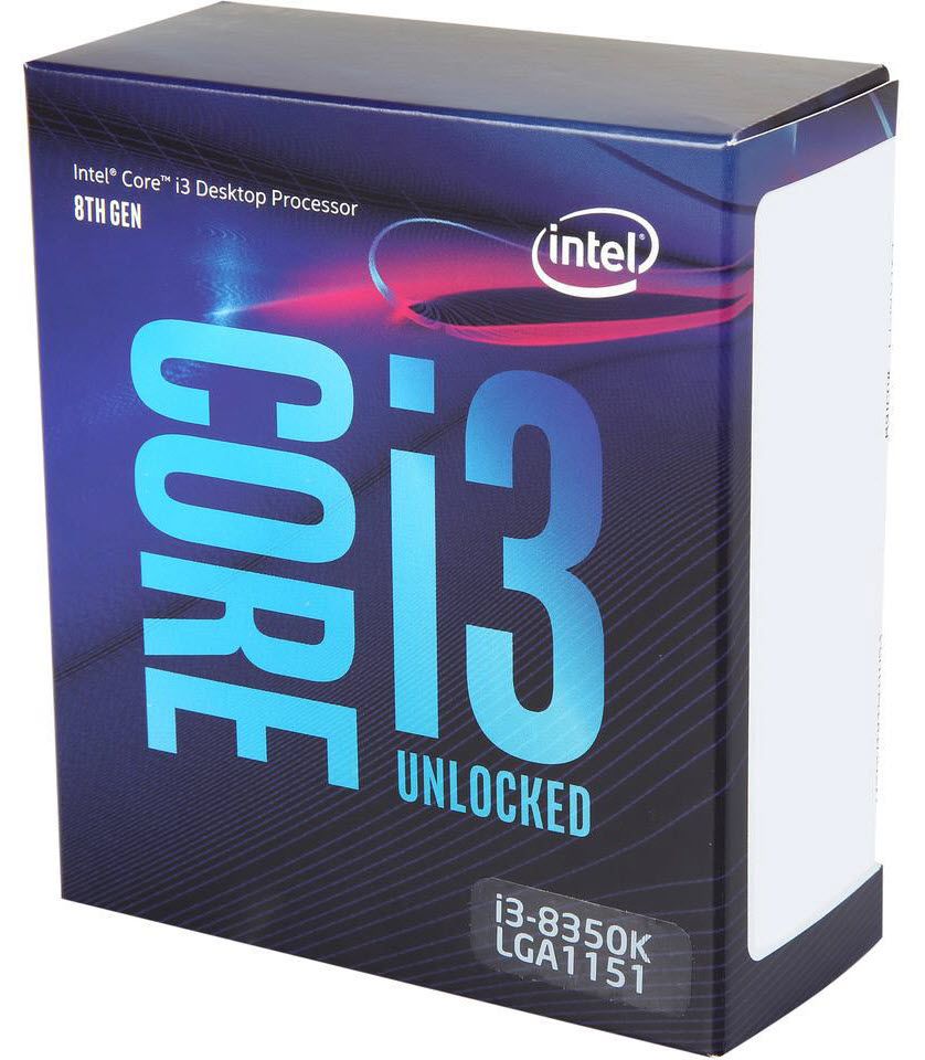 Intel core i3 8350k разгон