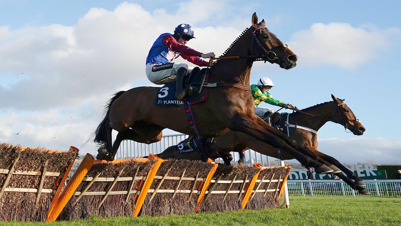 Paisley Park ridden by Aidan Coleman en-route to winning at Cheltenham in January 2022