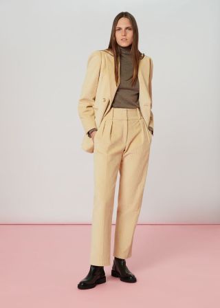 Beige Suki Cord Trouser